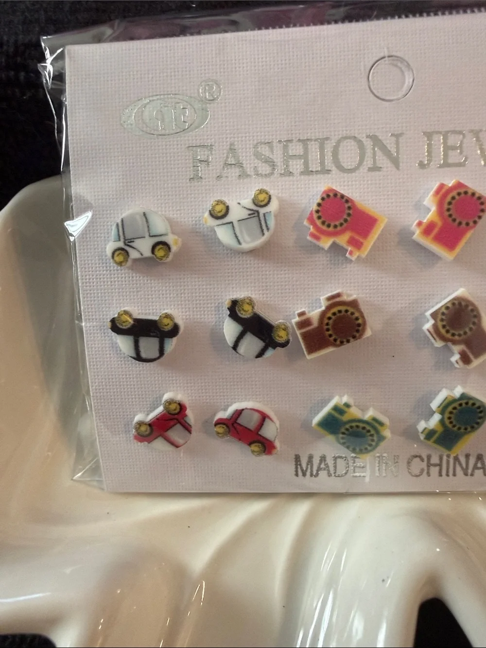 Fashion Jewelry Kids Multicolor Stud Earring Set